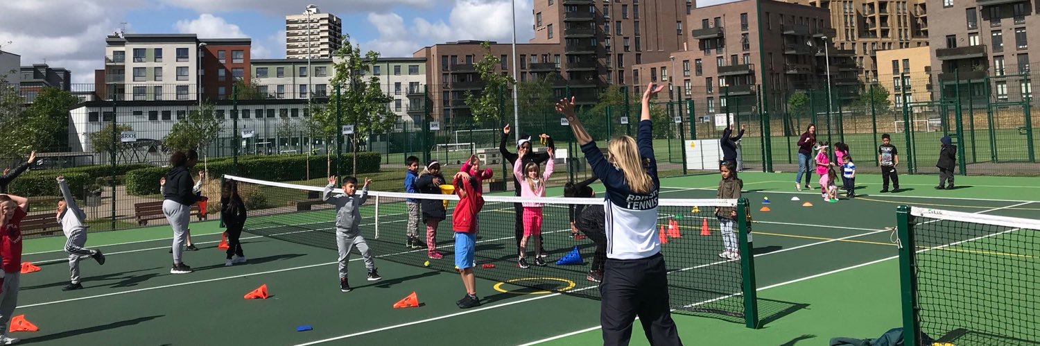 Christine Dransfield Tennis banner