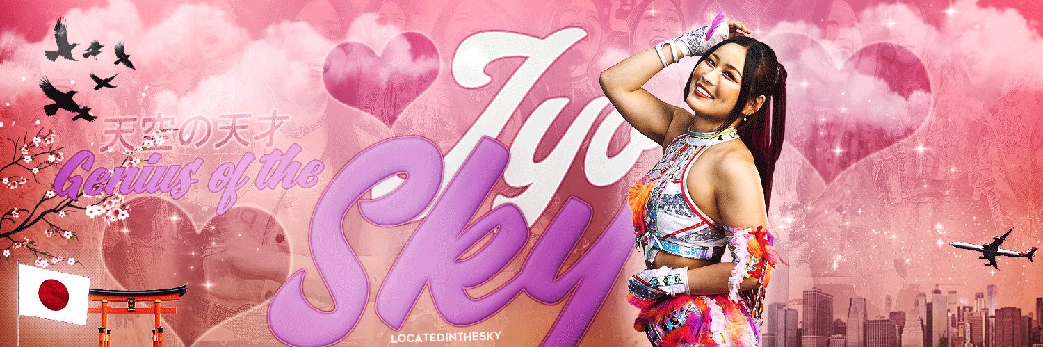 Reaching for the stars. 𖢛 NOT @Iyo_SkyWWE. banner