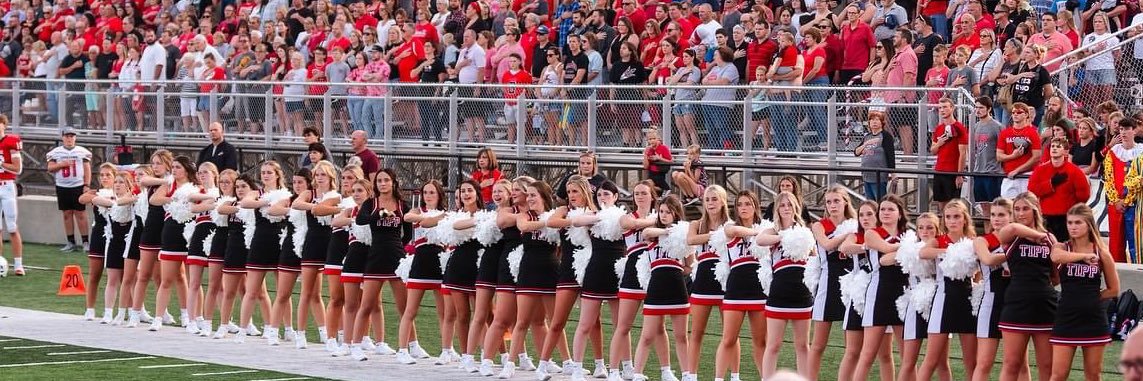Tippecanoe Cheer banner