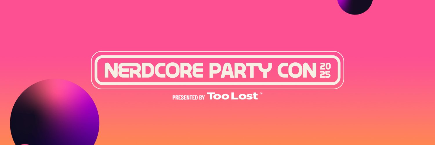 Nerdcore Party Con's banner