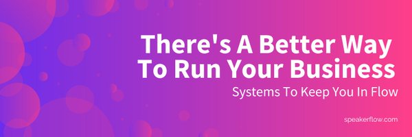 SpeakerFlow Profile Banner