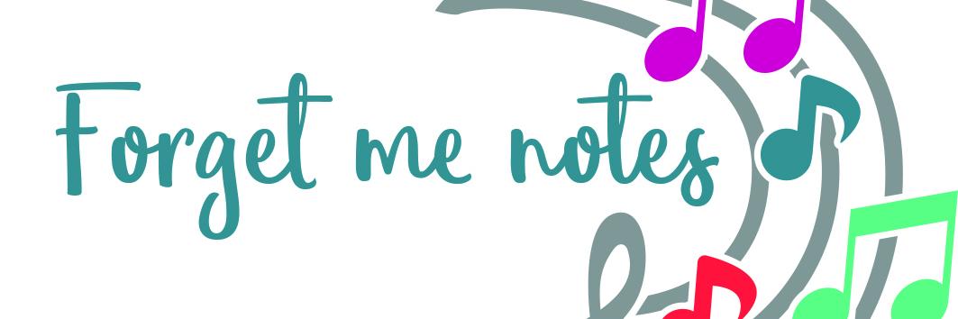The Forget Me Notes Project banner