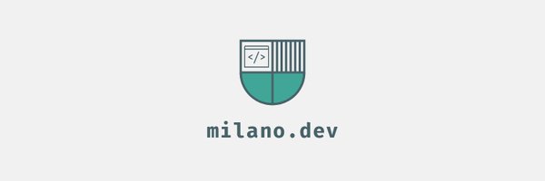 MilanoDev Profile Banner