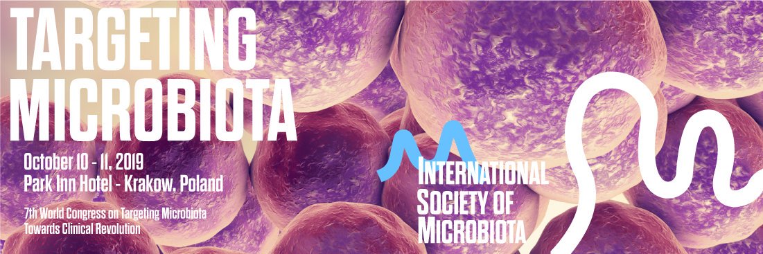 International Society of Microbiota banner