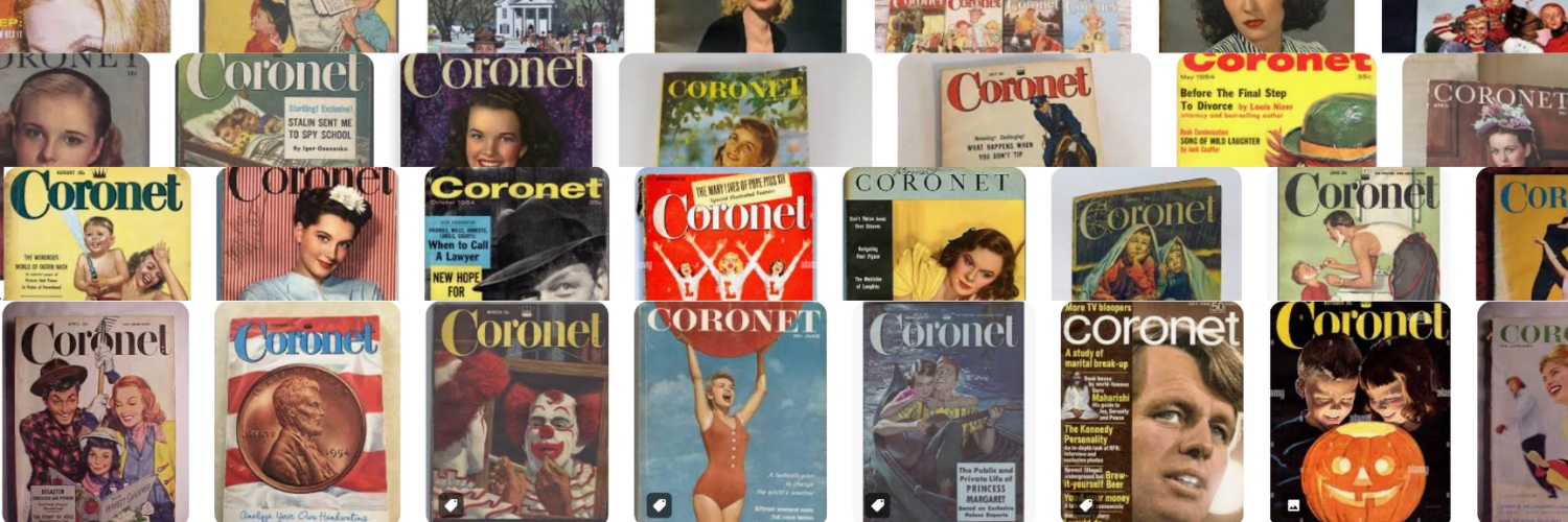 Coronet Magazine banner