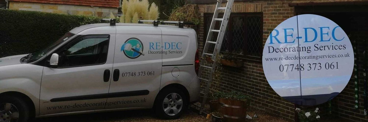 RE-DEC DECORATING SERVICES banner