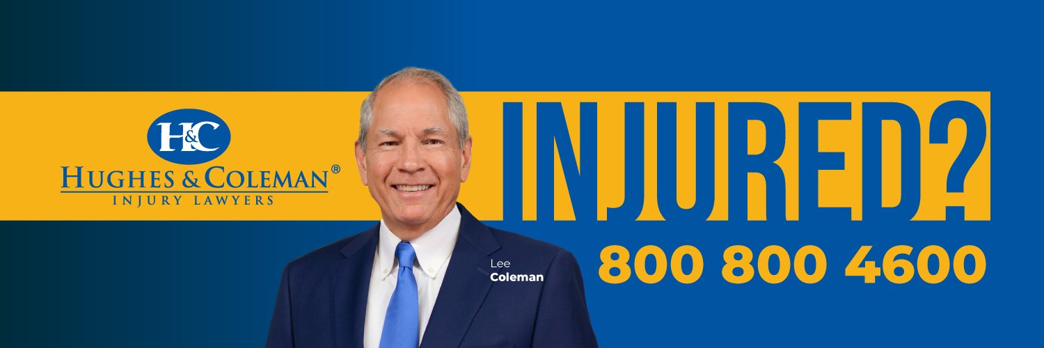 Hughes & Coleman Injury Lawyers banner