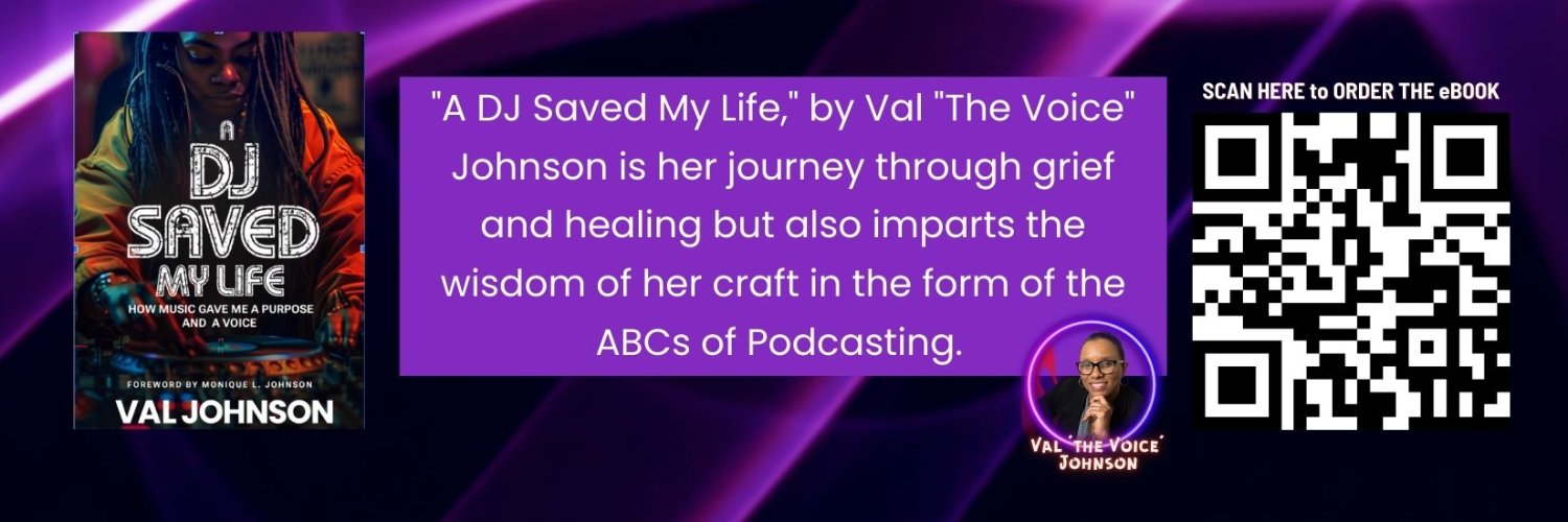 Val The Voice Johnson's banner