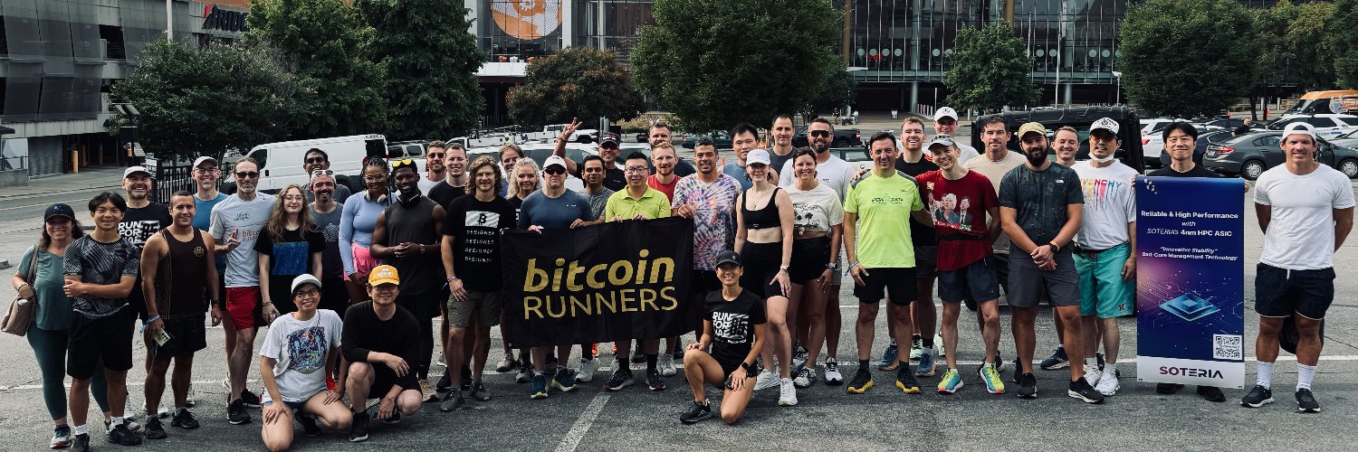 Bitcoin Runners ⚡️₿🏃‍♀️🏃🏽‍♂️🌋 banner