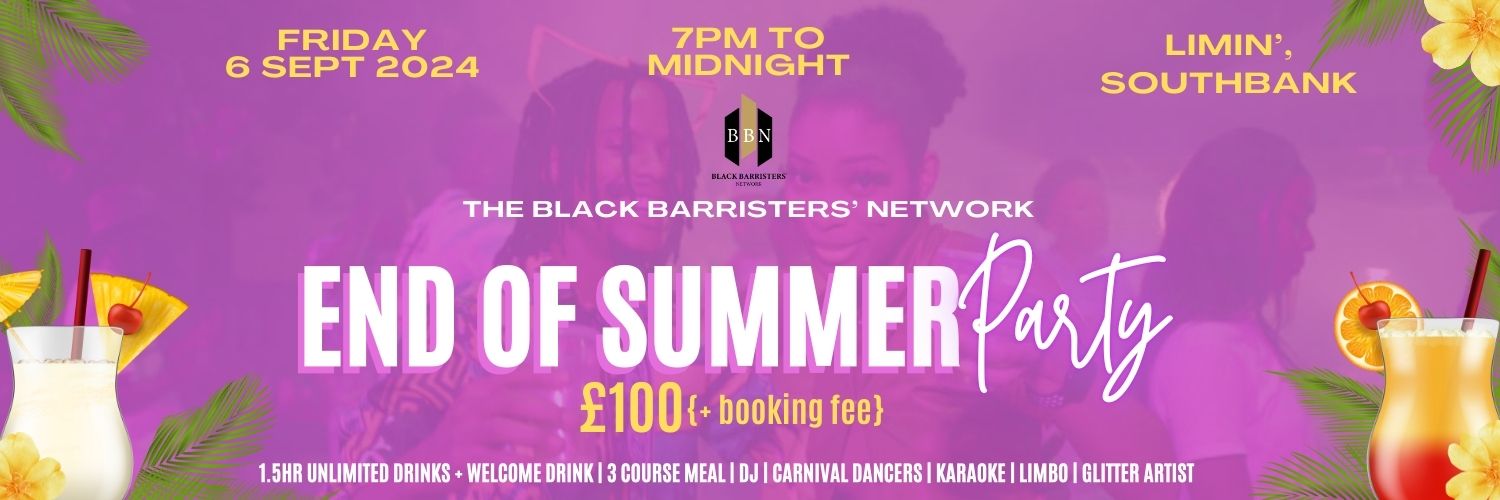 Black Barristers’ Network banner