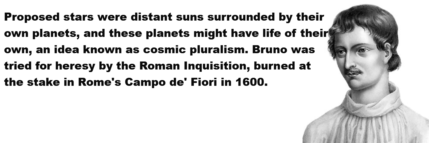 Giordano Bruno banner