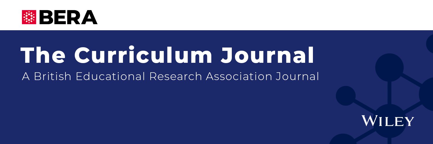 Curriculum Journal banner