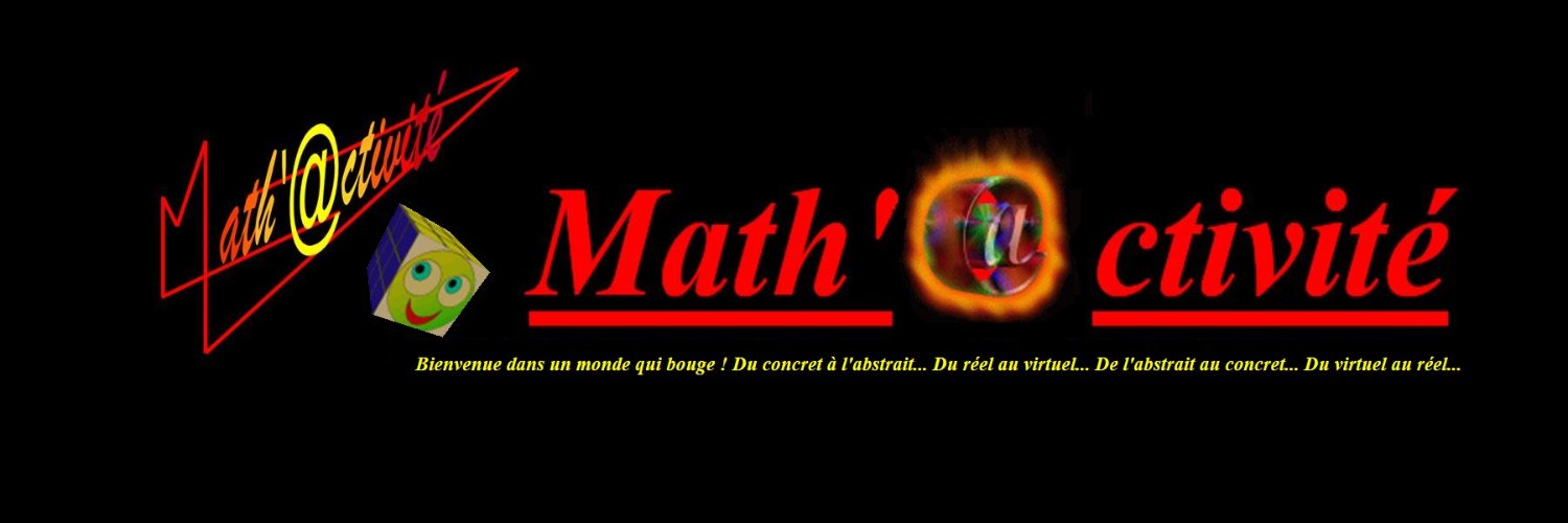 Math’@ctivité banner