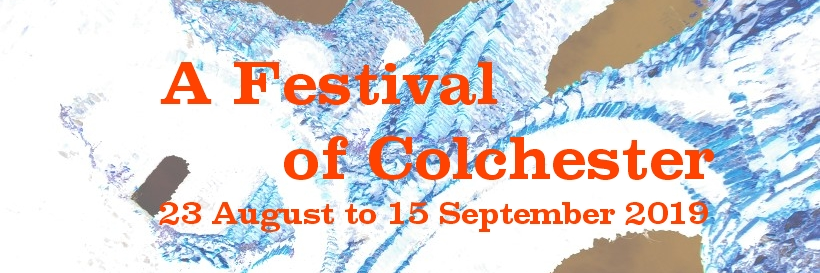 A Festival of Colchester 2019 banner