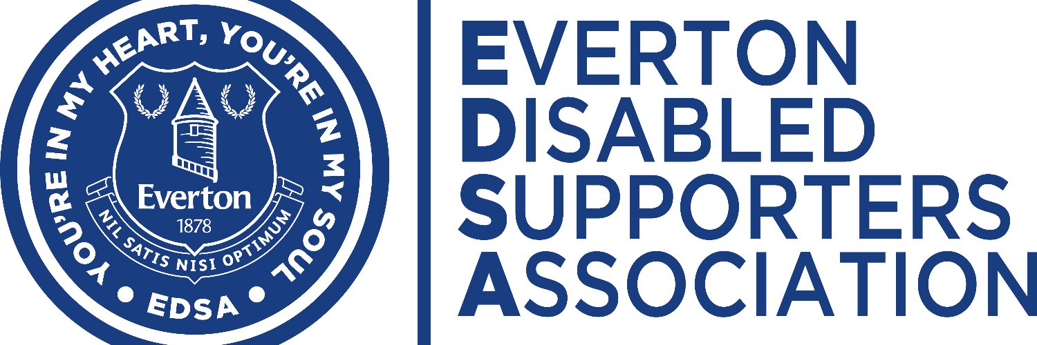 Everton Disabled Supporters Association's banner