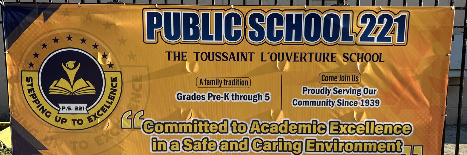 Toussaint L’Ouverture School banner