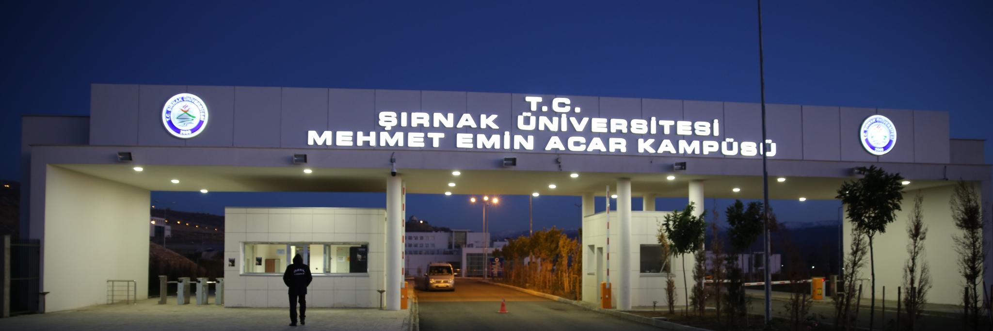 Sirnak Üniversitesi's official Twitter account