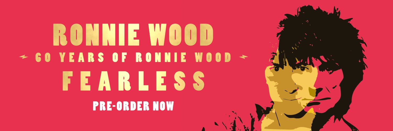 Ronnie Wood's banner