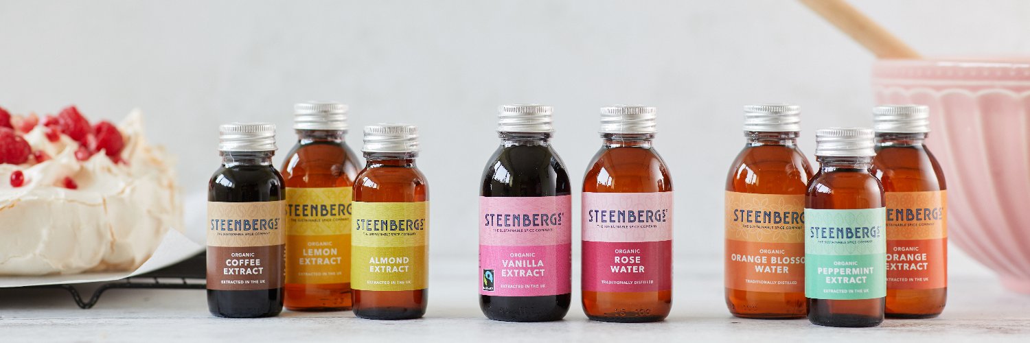 Steenbergs The Sustainable Spice Company banner