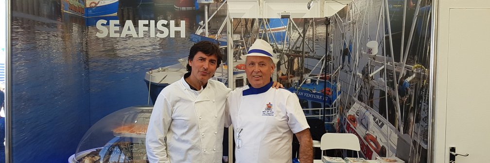 Hal Dawson Master Fishmonger Seafish Ambassador NI banner