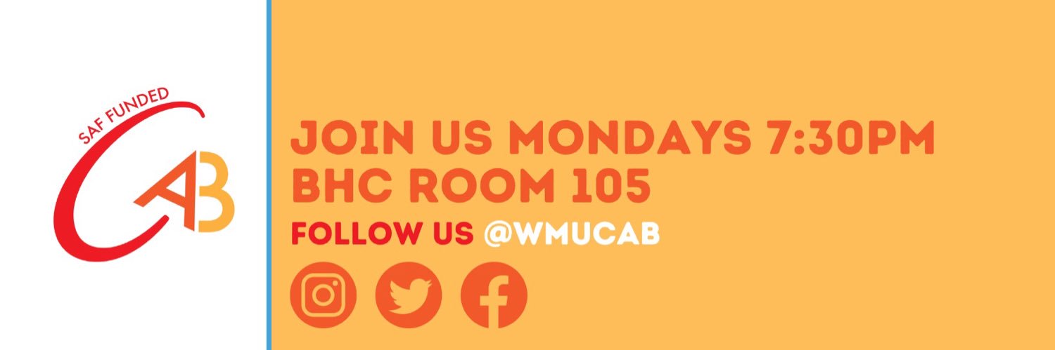 WMU CAB banner