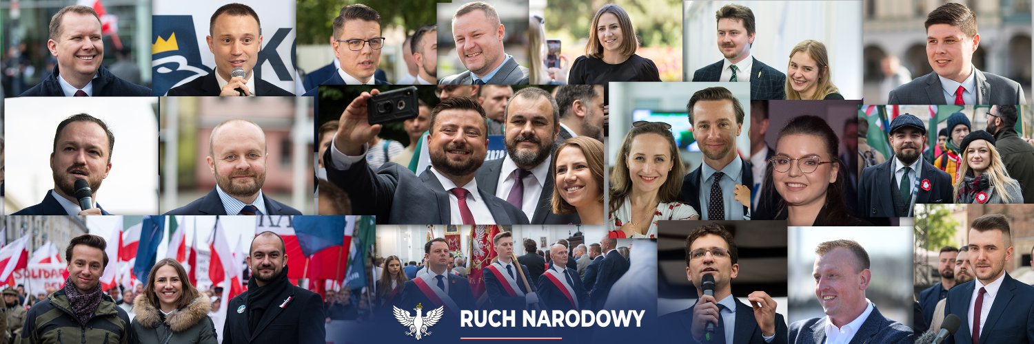 Ruch Narodowy's banner