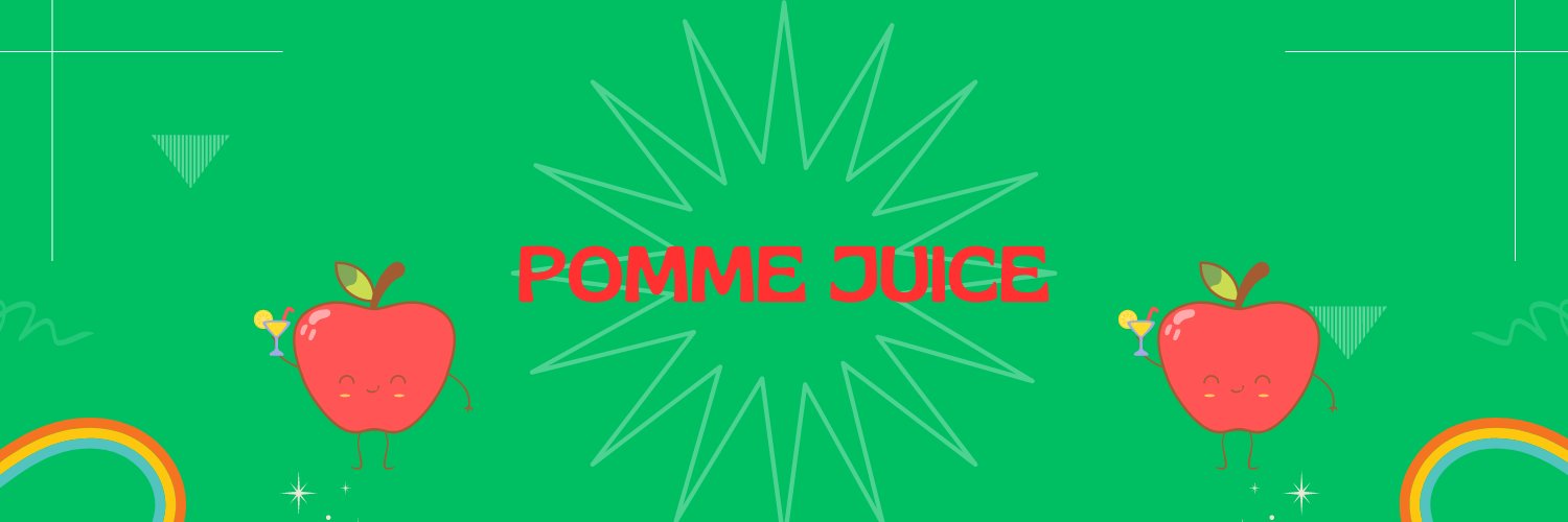 Pomme juice banner