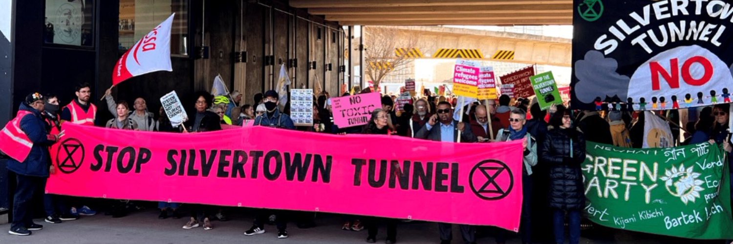 Stop Silvertown Tunnel Traffic and Pollution Profile Banner