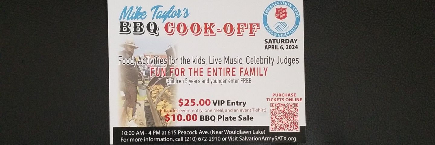Mike Taylor's BBQ Cookoff banner