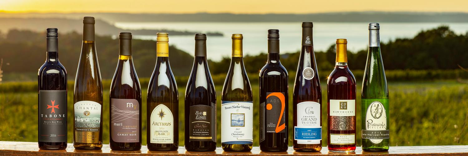 Old Mission Peninsula Wine Trail banner