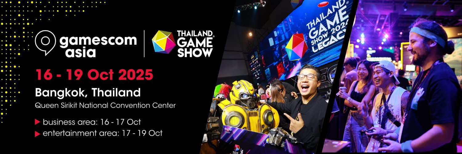 gamescom asia x Thailand Game Show's banner