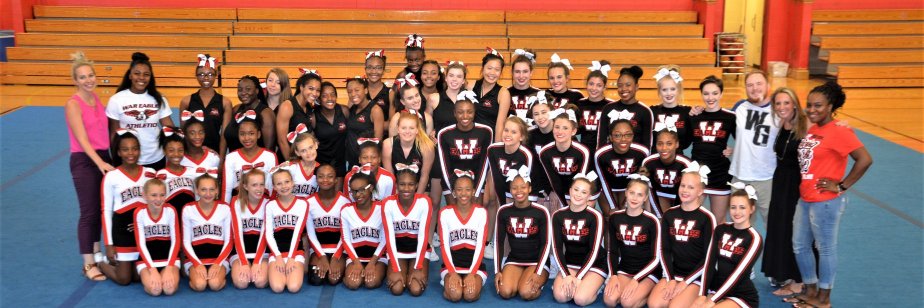 Coach Raley/WA Varsity Cheer banner