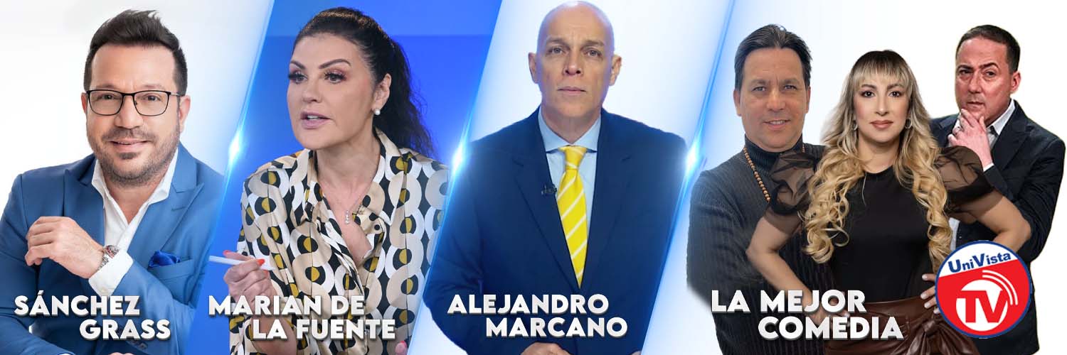 UniVista TV | Política y comedia sin límites. banner
