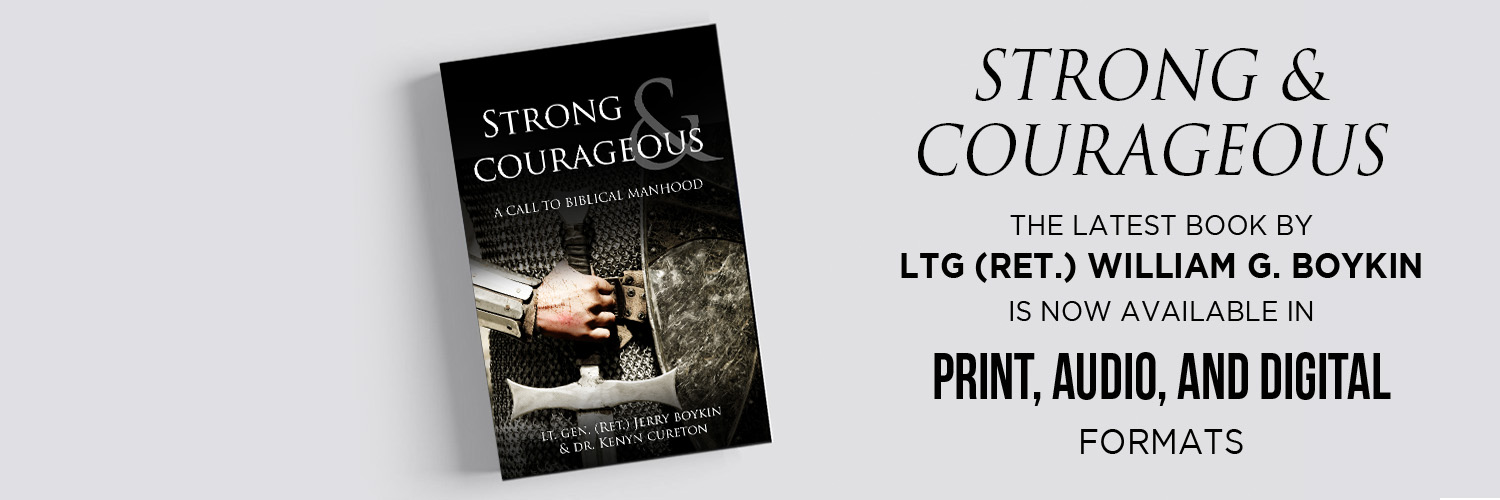 LTG Jerry Boykin banner