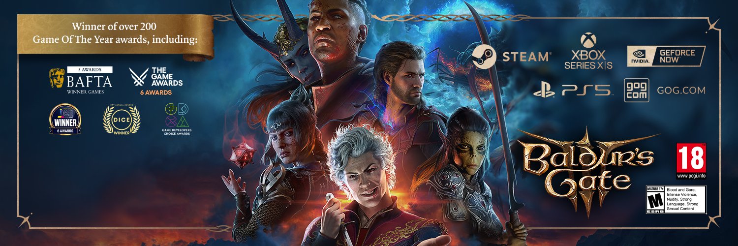 Baldur's Gate 3's banner
