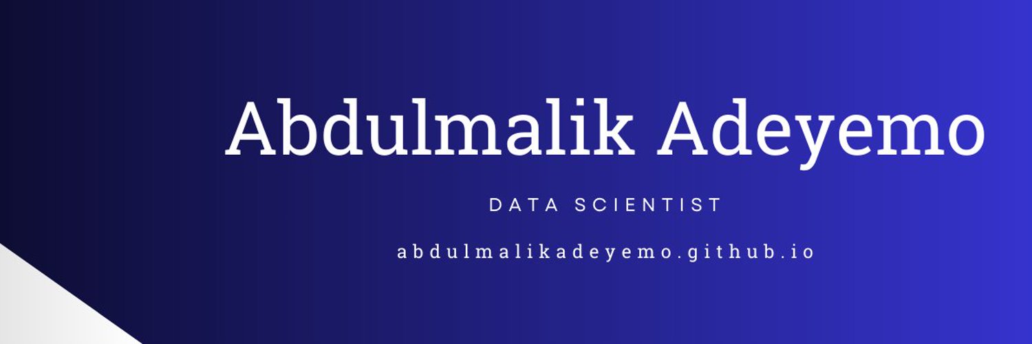 Abdulmalik Adeyemo Profile Banner