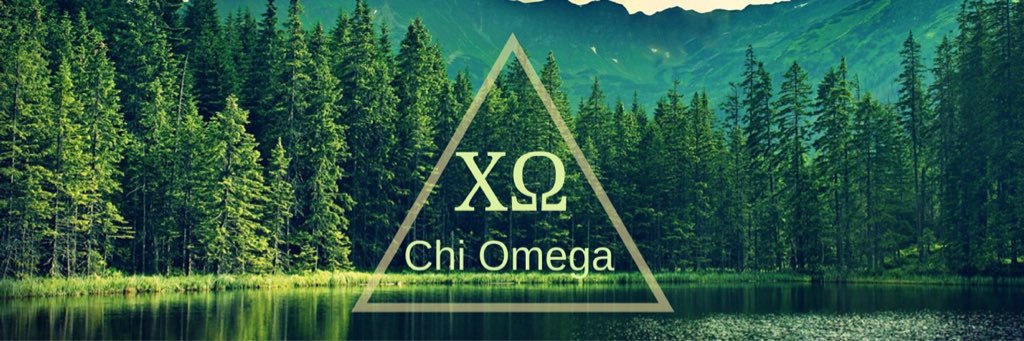 Chi Omega AC banner