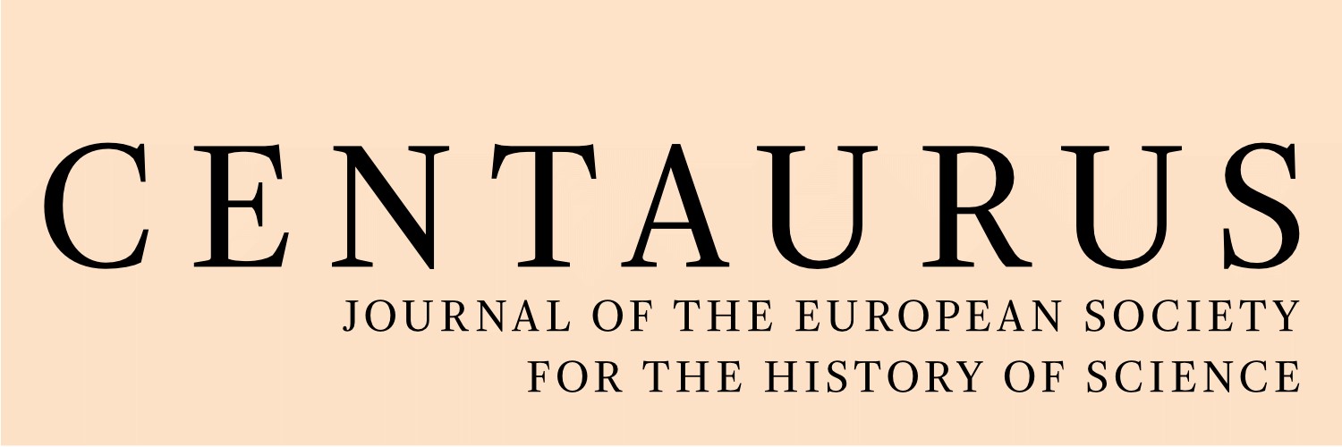 Centaurus: Journal of the ESHS banner