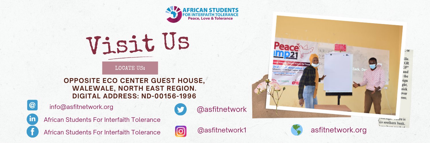 African Students For Interfaith Tolerance banner