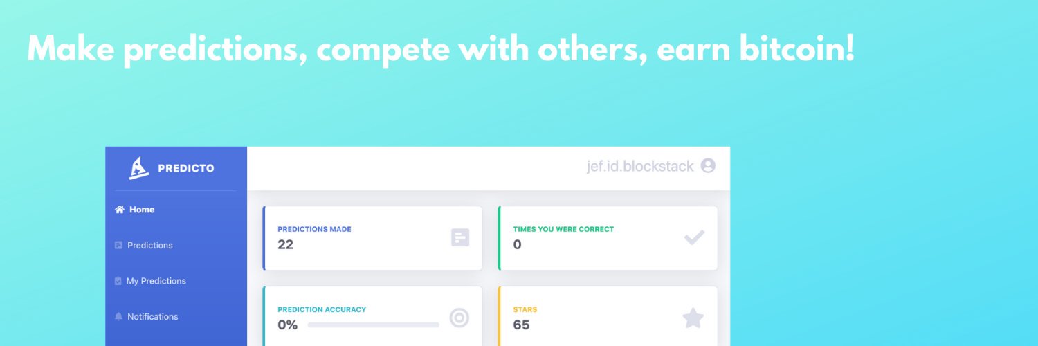 Predicto App banner