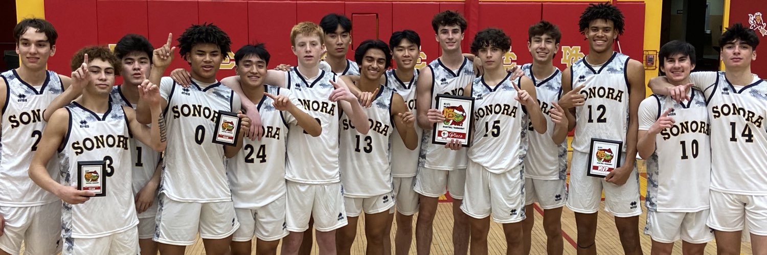 Sonora HS Boys Basketball banner