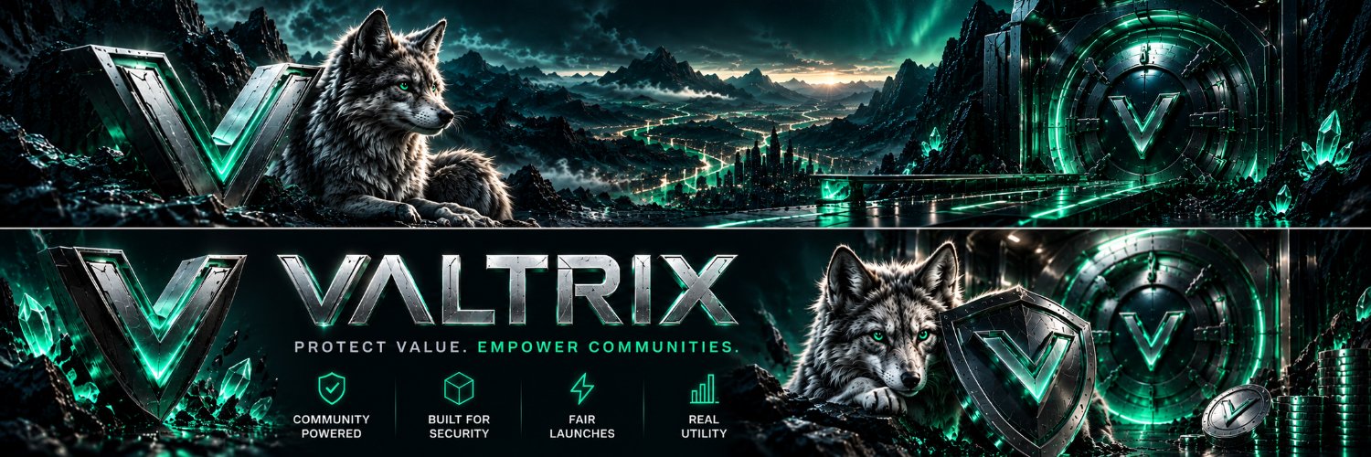 valtrixvault's profile banner image