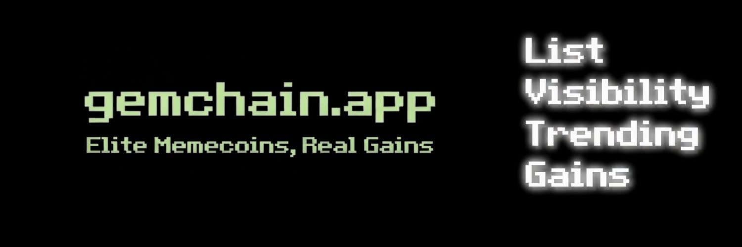 gemchainapp's profile banner image