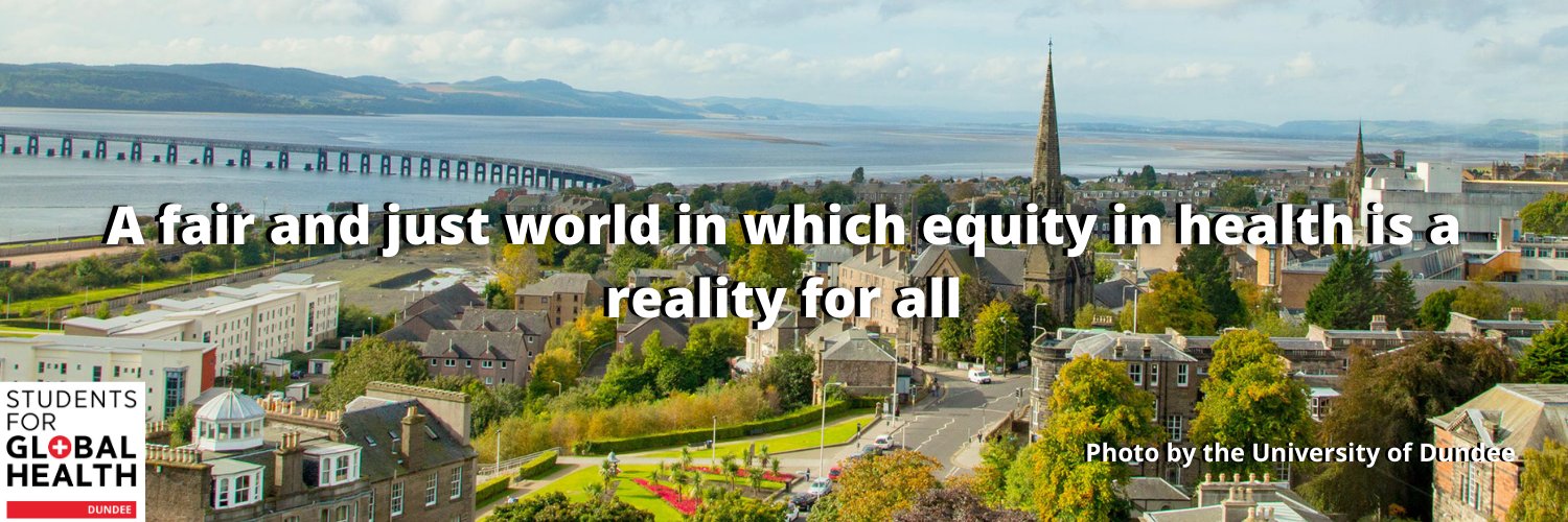 Students for Global Health Dundee banner