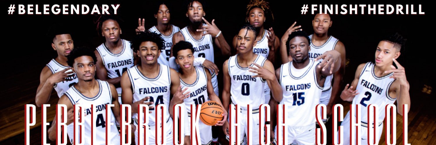 Pebblebrook Falcons Basketball banner