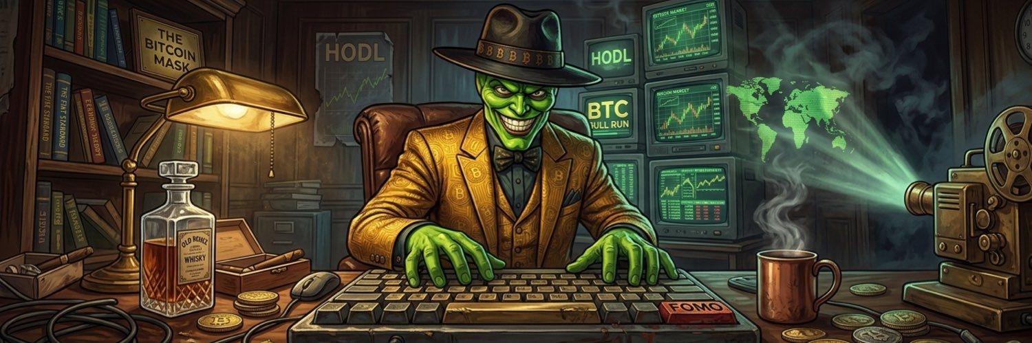 THE ₿ MASK 🎭 banner