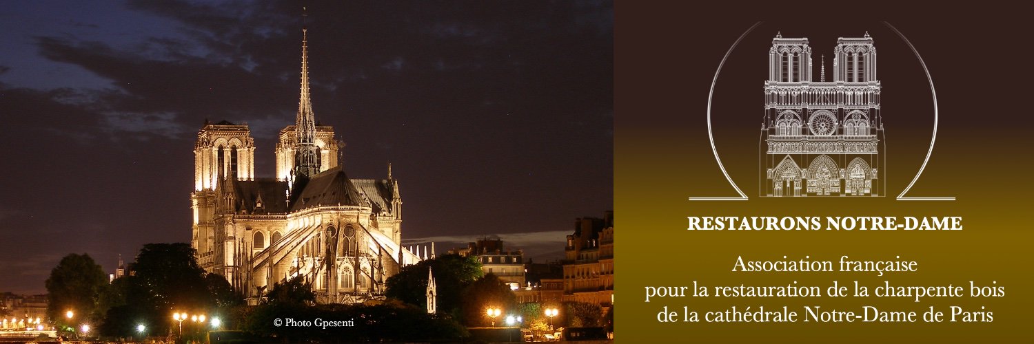 Association française Restaurons Notre-Dame banner