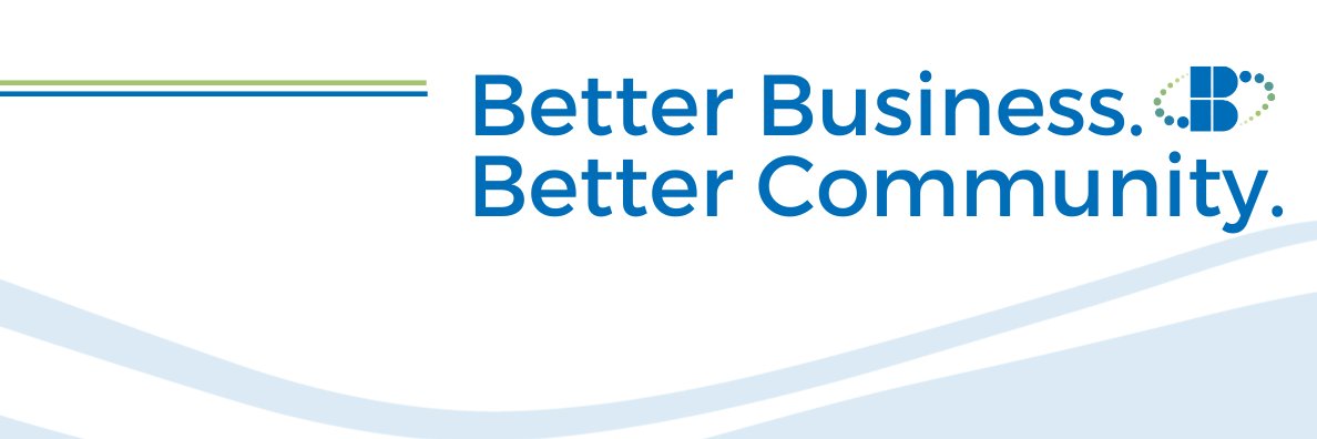 The Greater Bloomington Chamber of Commerce banner