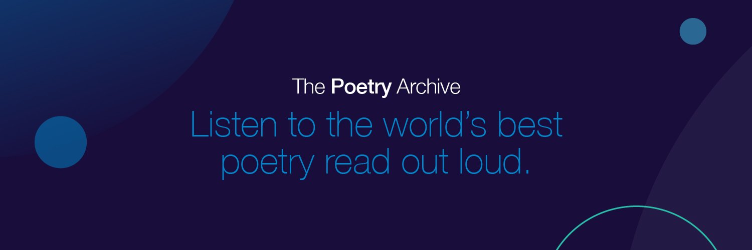 The Poetry Archive's banner