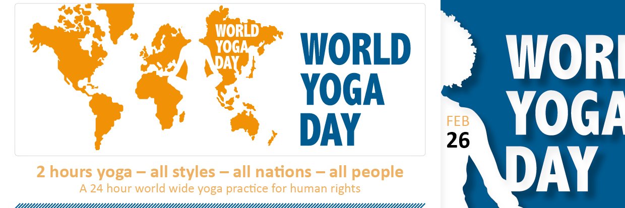 World Yoga Day banner